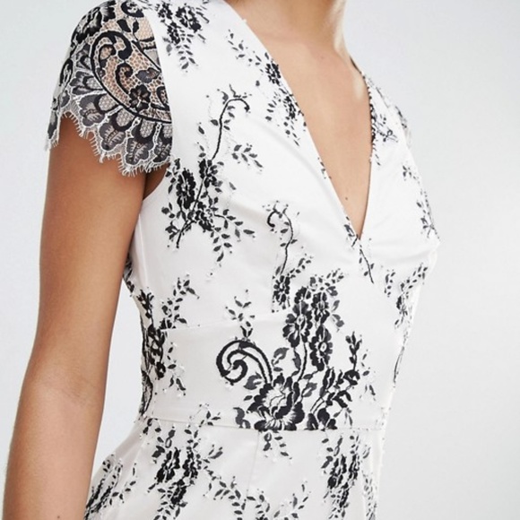 French Connection Rosalie Lace Midi Dress - Picture 5 of 13